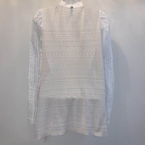 HIGH EVERTIME COUTURE Linen Laced Blouse - Picture 10 of 12